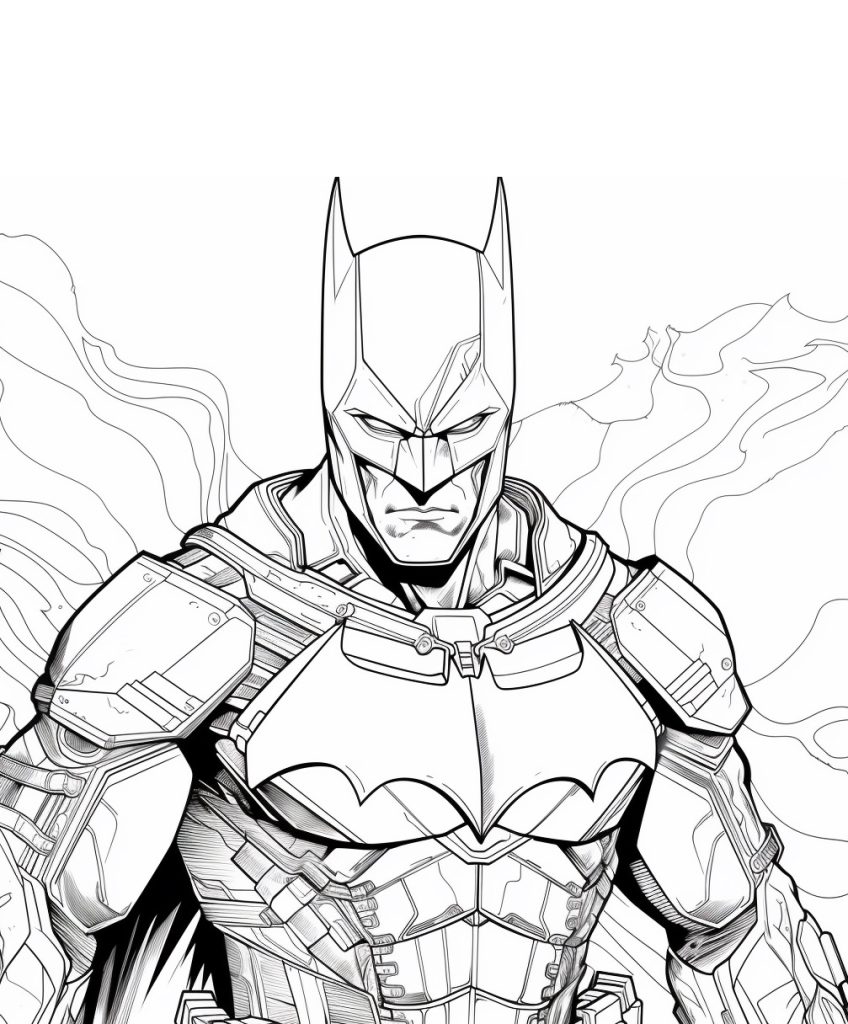 Disegni di Batman da colorare