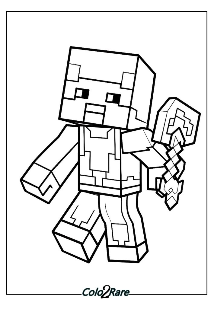 Minecraft Alex: disegni da stampare e colorare