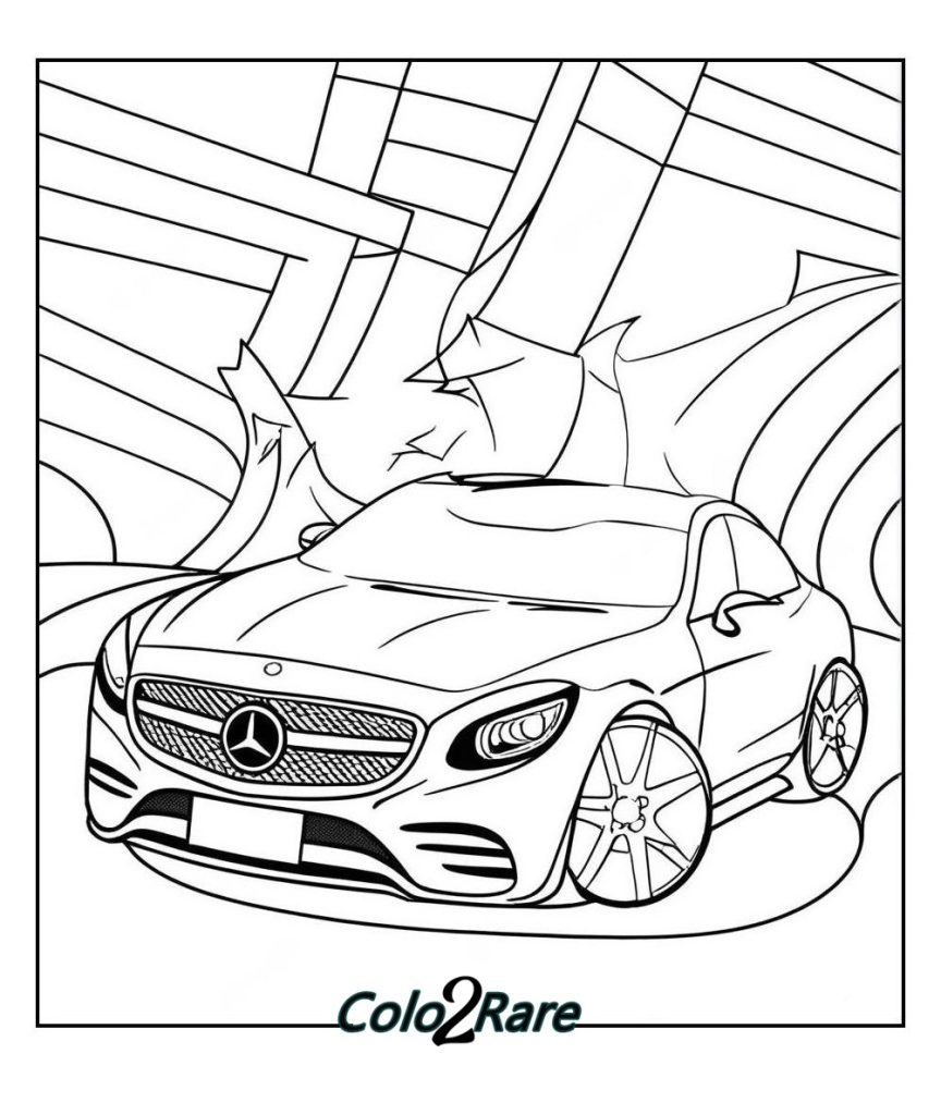 Disegni da colorare di Mercedes per Bambini