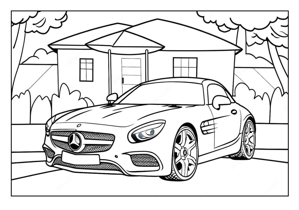 Disegni di Mercedes AMG da Colorare