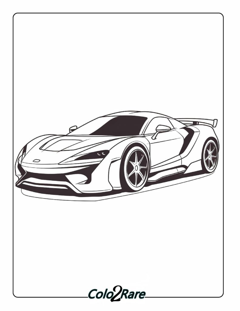 Disegni di Lamborghini da Colorare. 12 Collezione di Verniciatura per Automobili