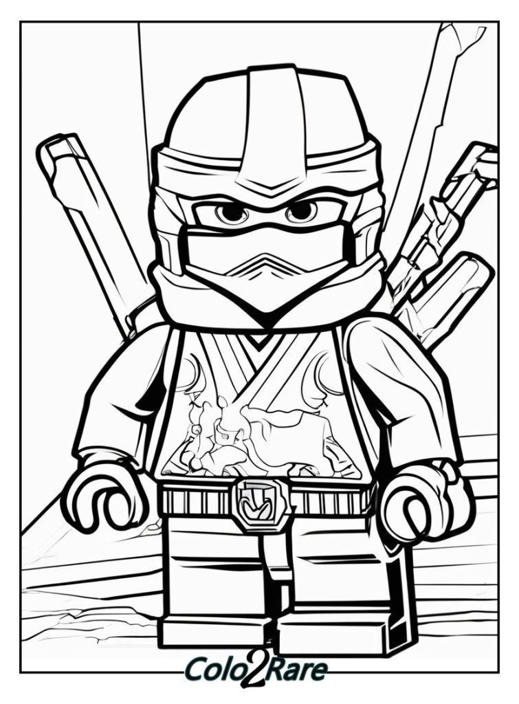 disegni da colorare gratuiti dell'universo LEGO Ninjago