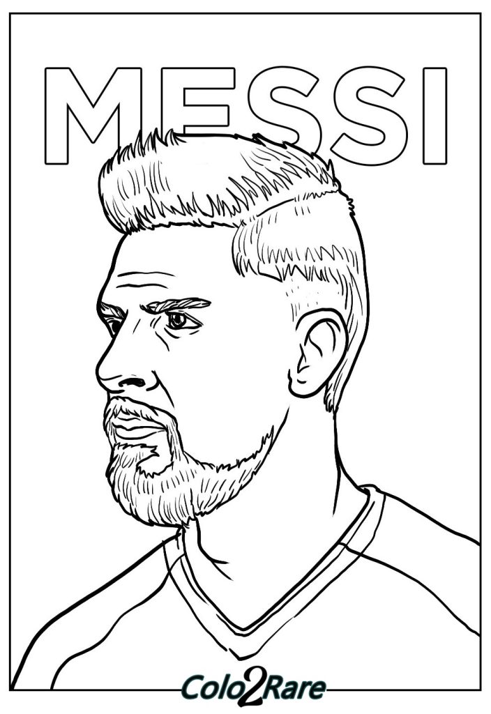 Disegni da colorare di Messi