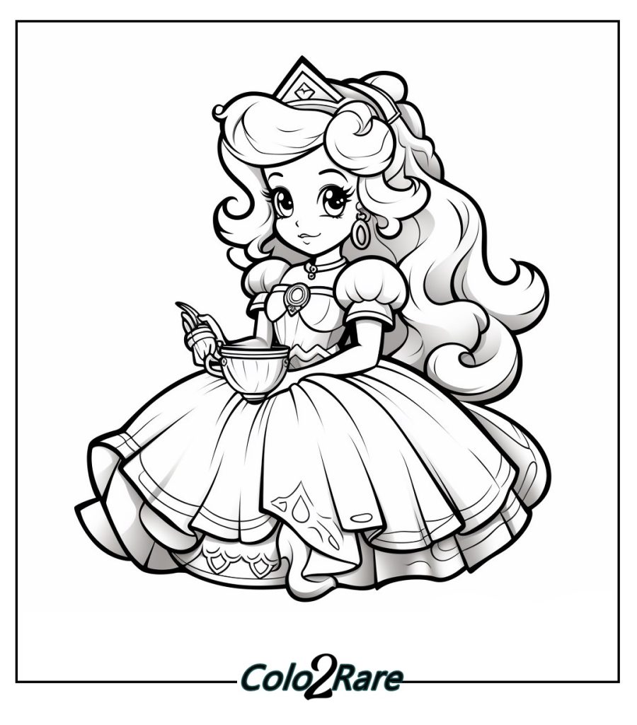 La classica principessa Peach
