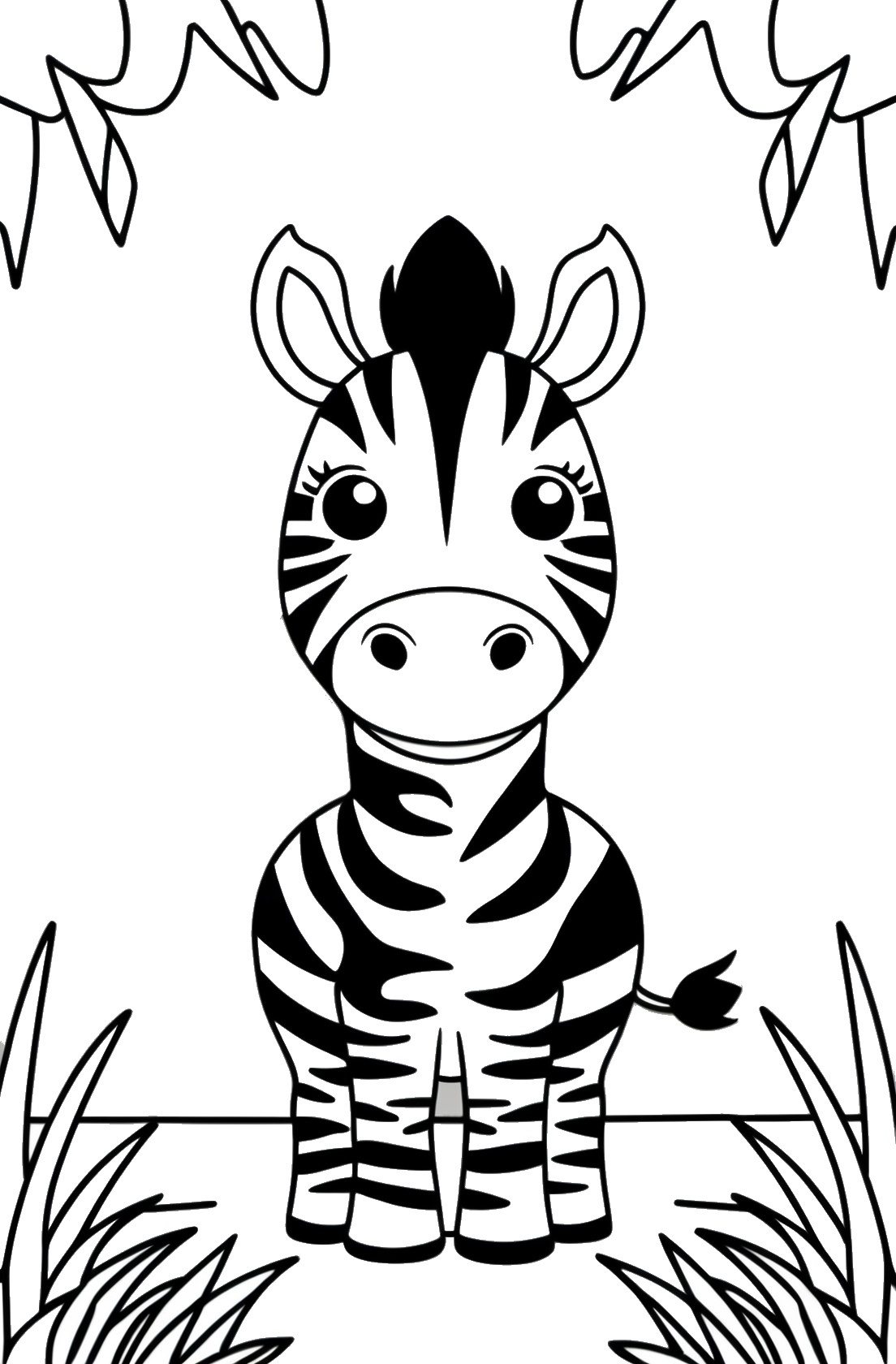 Disegni Di Zebre da colorare. Scarica 18 pagine da colorare di zebre uniche