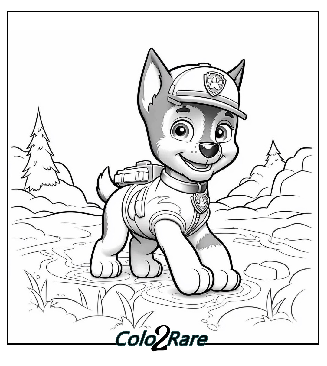 Disegni Da Colorare Dei PAW Patrol. 24 Pagine Da Colorare Da Stampare – Gratis